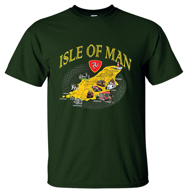 CELTIC YELLOW ISLAND- FOREST T-SHIRT 25ATS11